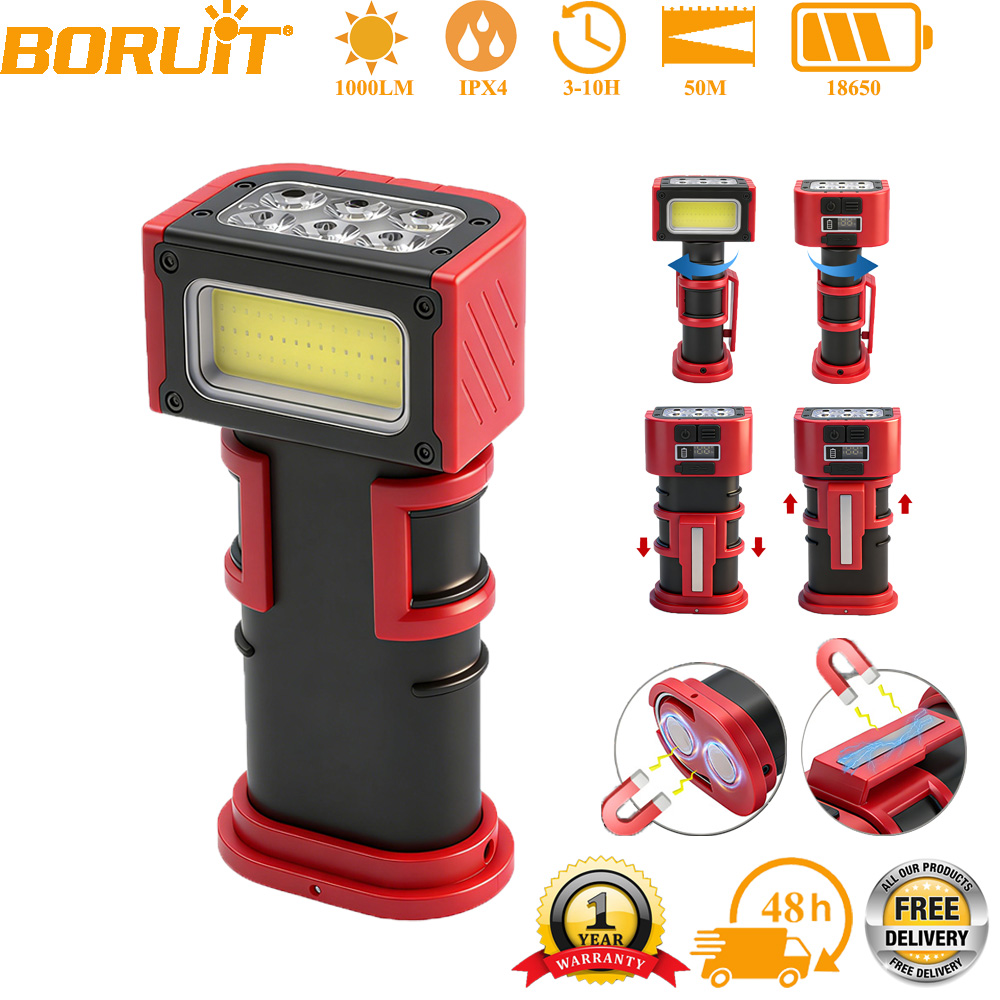 Car Accessories Hanging - BORUiT COB LED Lampu Kerja 1000LM