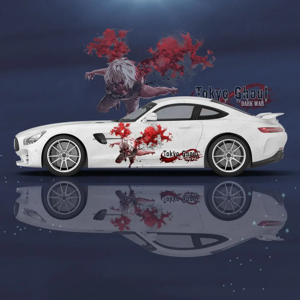 Car Accessories In Tokyo - Stiker Mobil Kustom Anime Tokyo Ghoul