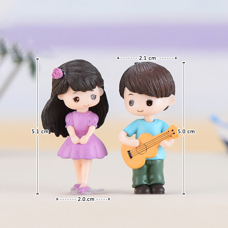 Figur Miniatur Pasangan Gitar, - Car Accessories Oman ulasan dan harga