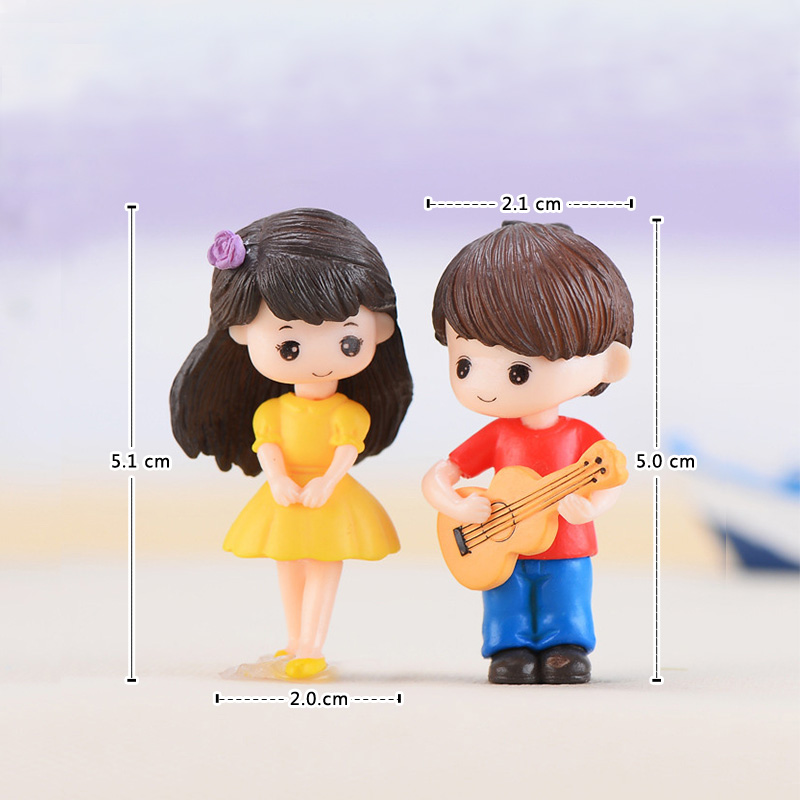 Figur Miniatur Pasangan Gitar, - Car Accessories Oman ulasan dan harga