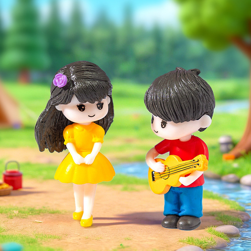Figur Miniatur Pasangan Gitar, - Car Accessories Oman ulasan dan harga