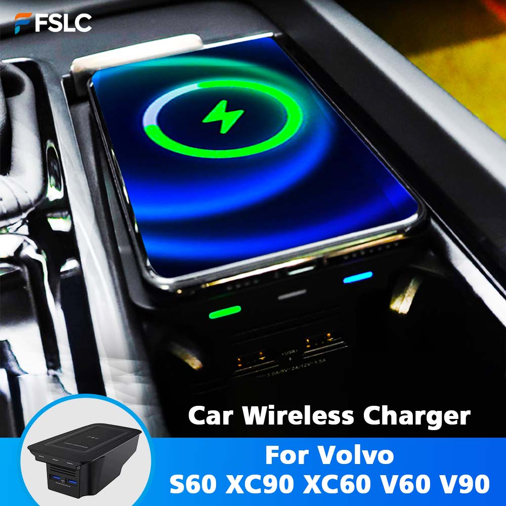 ⭐ Asli ⭐   Pengisi Daya Nirkab - Volvo Car Accessories Xc60 ulasan dan harga