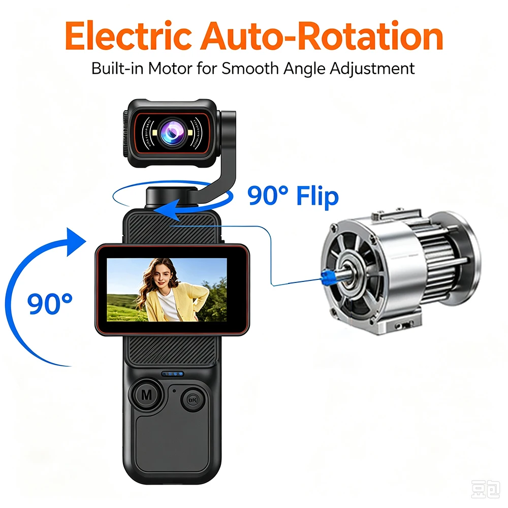 Kamera Vlog Genggam Saku Baru, - Car Accessories Online ulasan dan harga