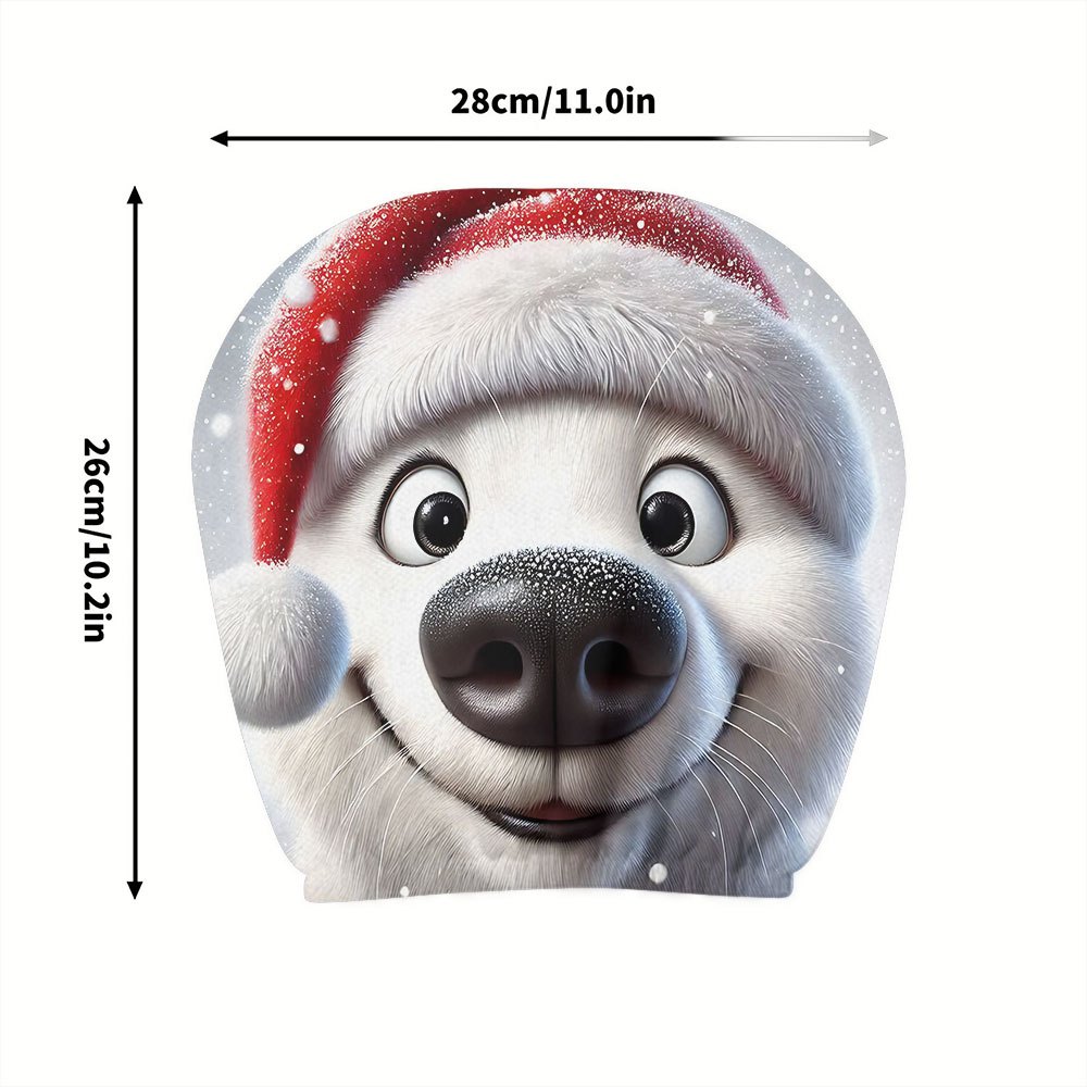 2 buah topi Natal, penutup san - Car Accessories Xmas ulasan dan harga