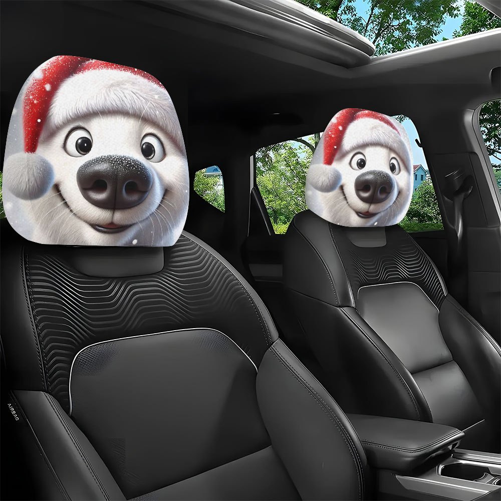 2 buah topi Natal, penutup san - Car Accessories Xmas ulasan dan harga