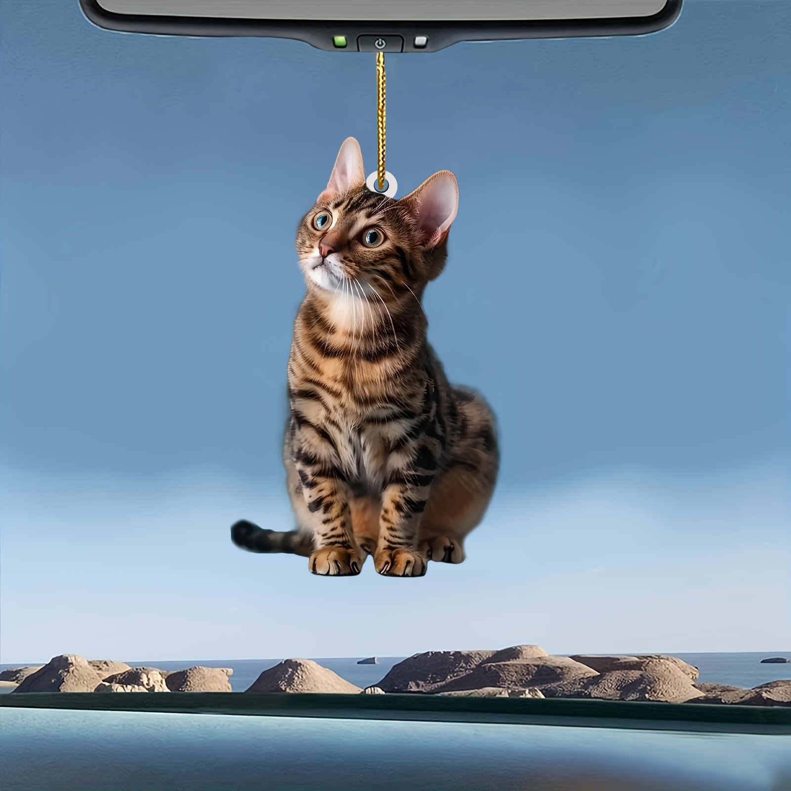 3 Buah Liontin Akrilik Kucing  - Car Accessories Oman ulasan dan harga