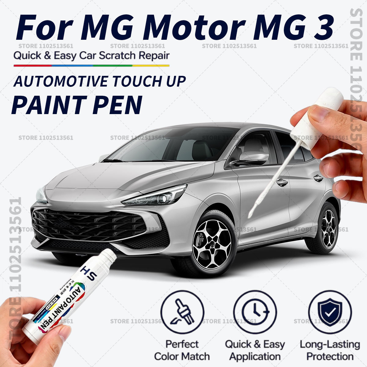 Untuk MG Motor MG 3 Tahun 2011 - Car Scratch Remover Pen ulasan dan harga