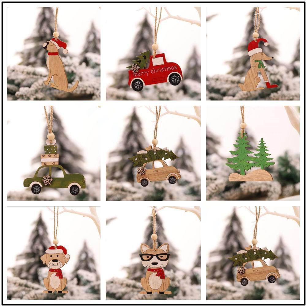 8 PCS Hiasan Natal Gantung Kay - Car Accessories Xmas ulasan dan harga