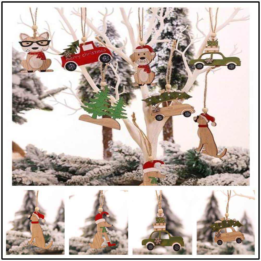 8 PCS Hiasan Natal Gantung Kay - Car Accessories Xmas ulasan dan harga